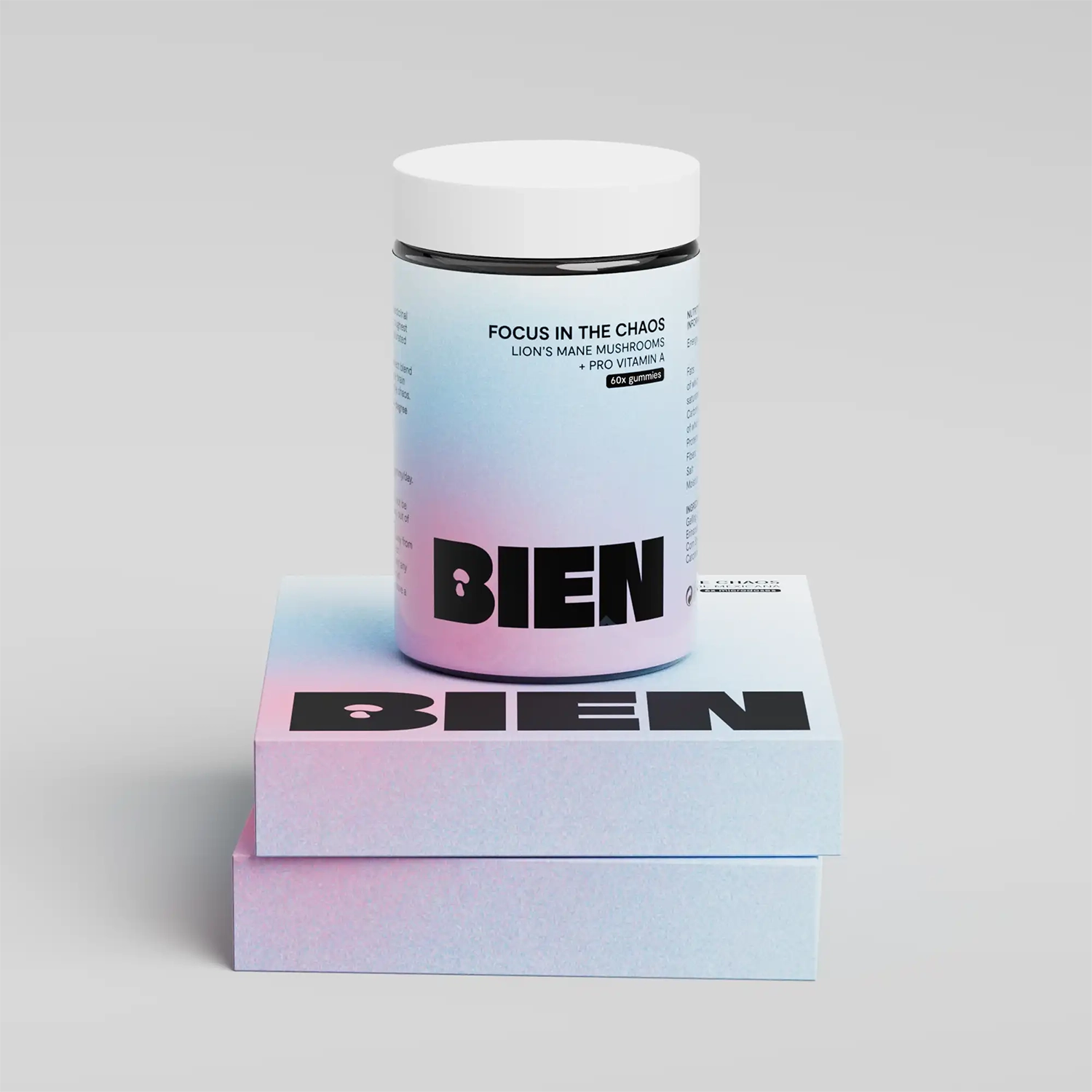 Alone or stacked with our range of mushroom supplements.
