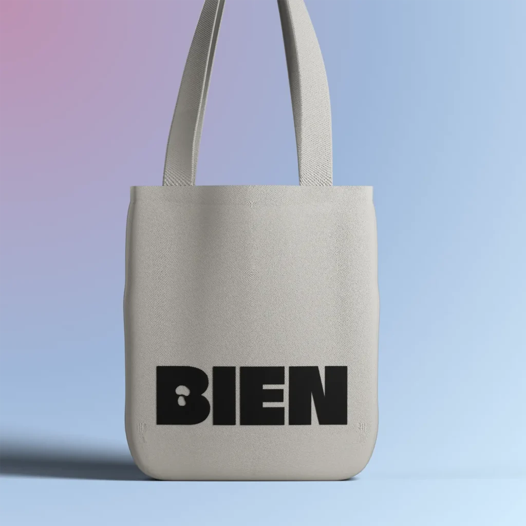 Front side of Bien Totebag